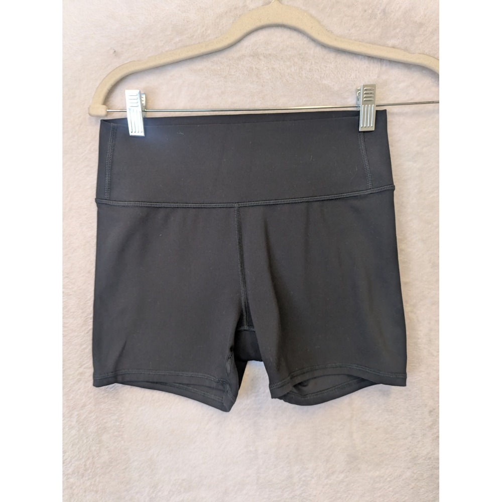 All in Motion Bike Shorts Kid's XL (14) Black High Waisted Athletic Stretch